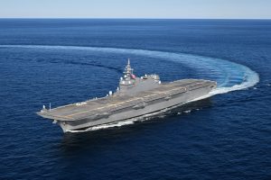 Japan’s Largest Warship JS Kaga Will Conduct F-35B Onboard Operation Tests off the California Coast